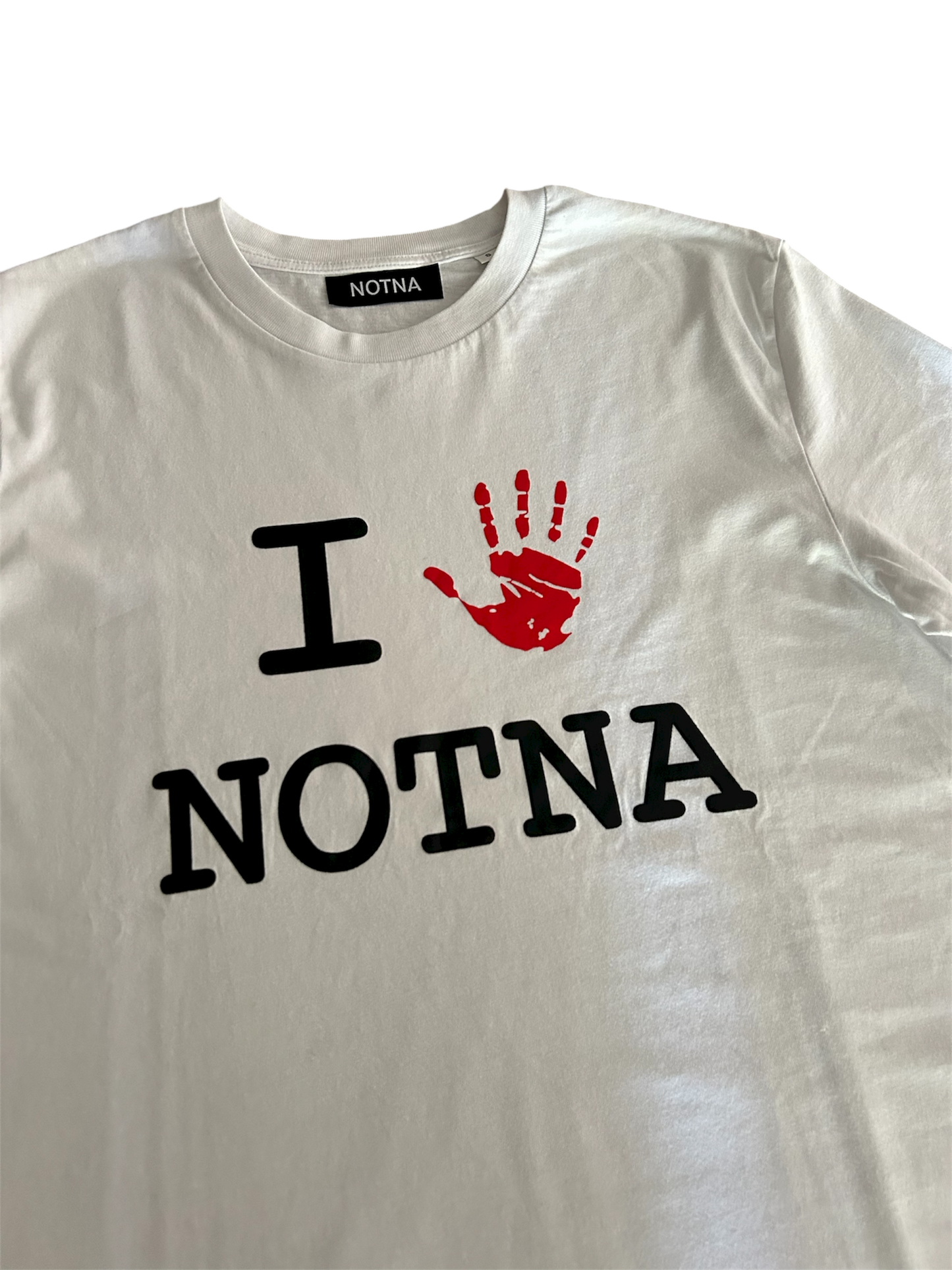 White Tee I love Notna
