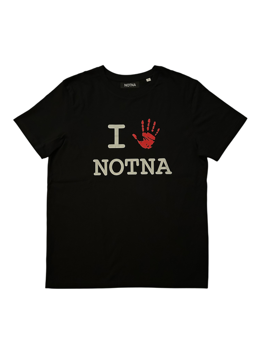 Black Tee I love Notna