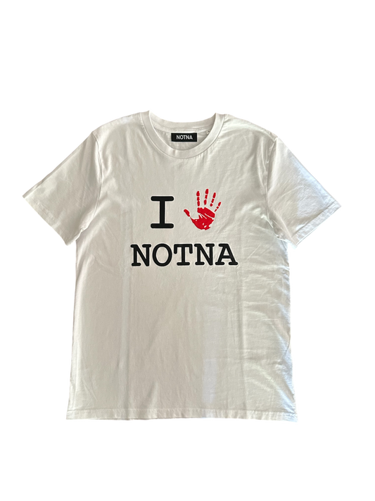 White Tee I love Notna